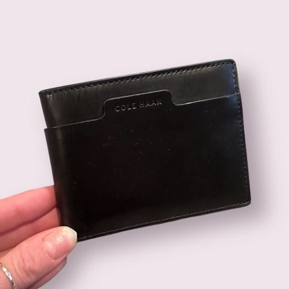 Cole Haan Black Leather Wallet - Picture 2 of 6